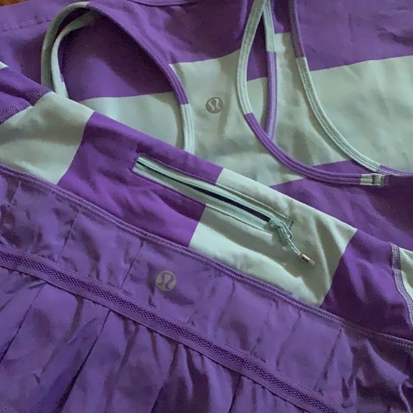 Lululemon matching tank top and skirt!! - Picture 7 of 7